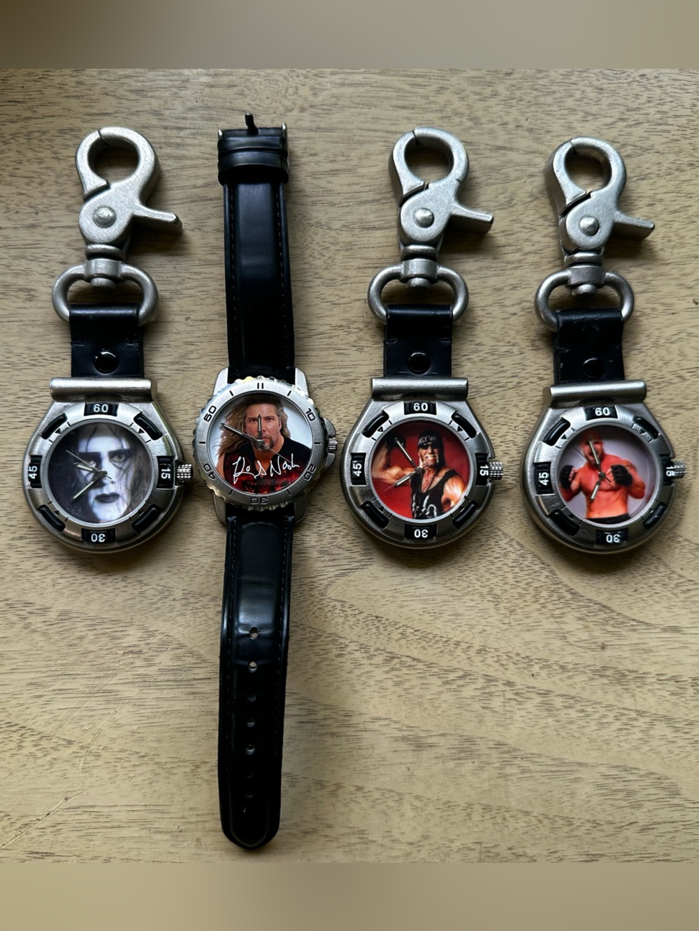 Lot of WCW nWo Vintage Watches: Hulk Hogan, Goldberg, Sting, Kevin Nash/Diesel